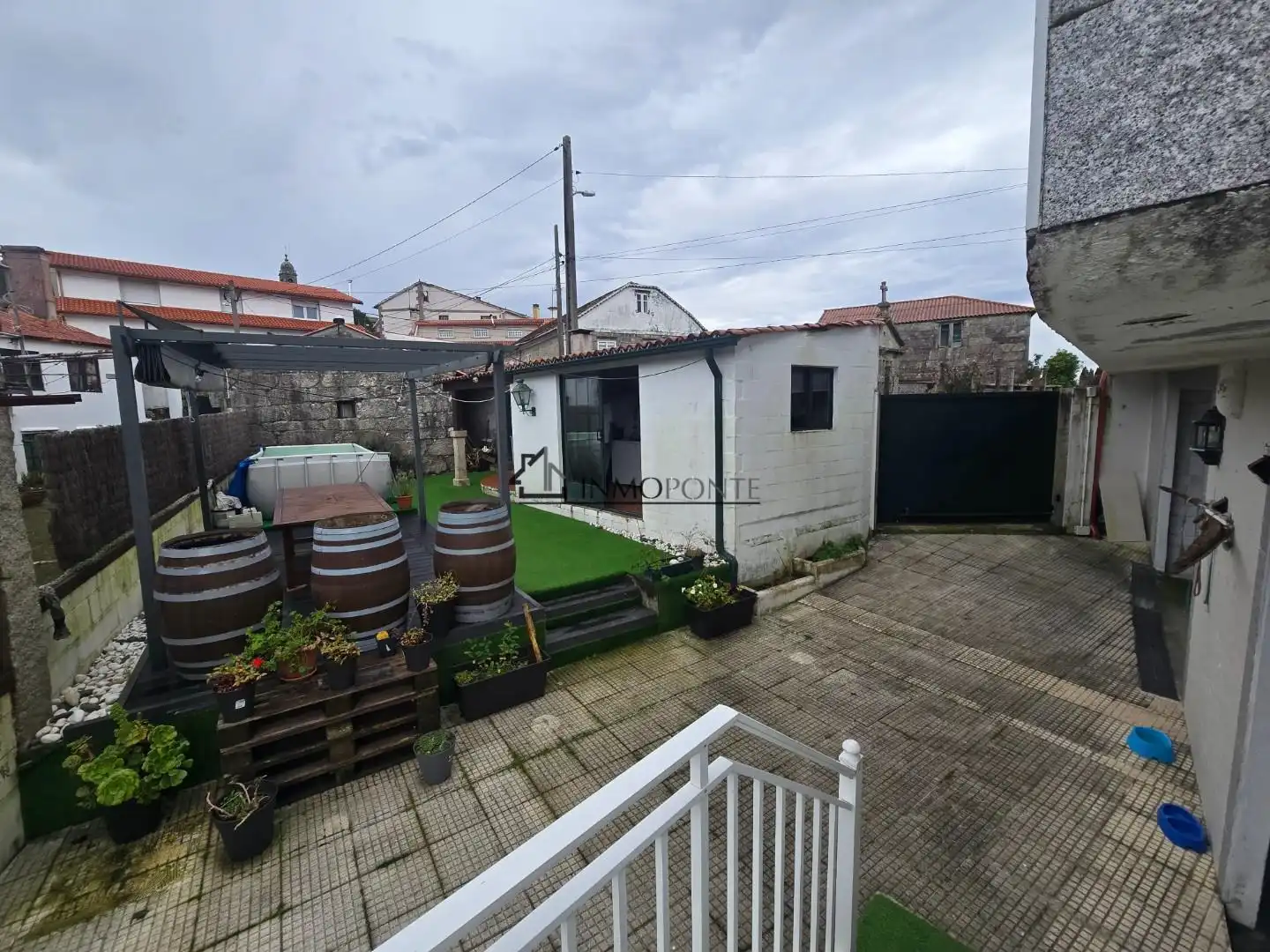 Vista exterior de Casa o chalet en venta en Poio con Jardín privado