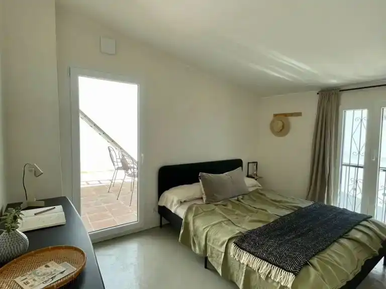 Bedroom of Flat for sale in Benamargosa  with Air Conditioner, Terrace and Furnished