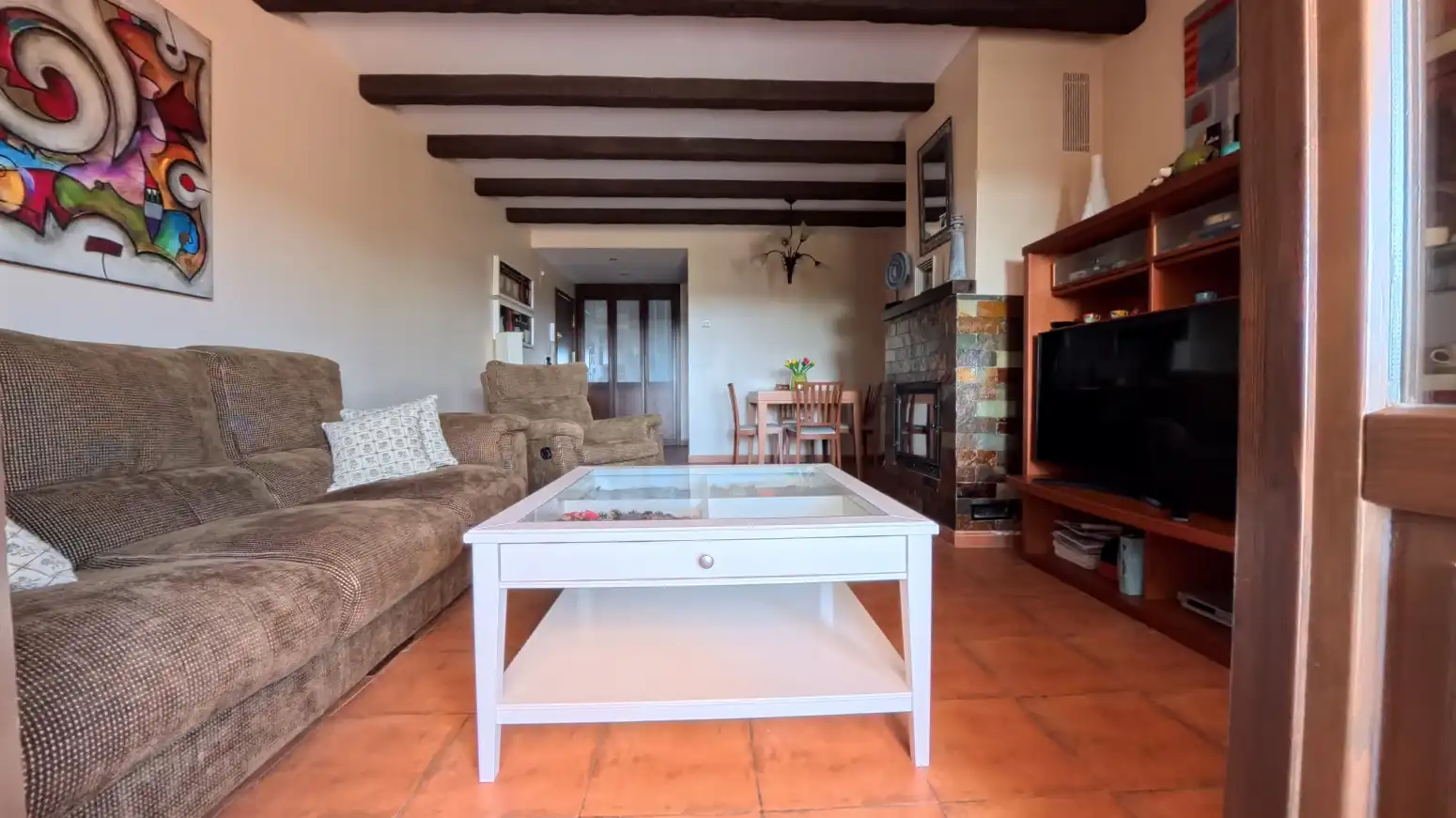 Sala de estar de Piso en venta en Sojuela con Calefacción, Jardín privado y Parquet