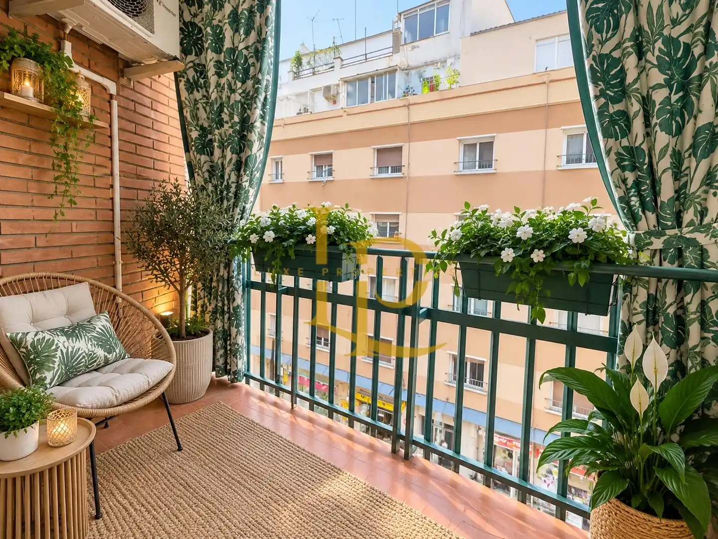 Terraza de Piso en venta en L'Hospitalet de Llobregat con Calefacción, Amueblado y Horno