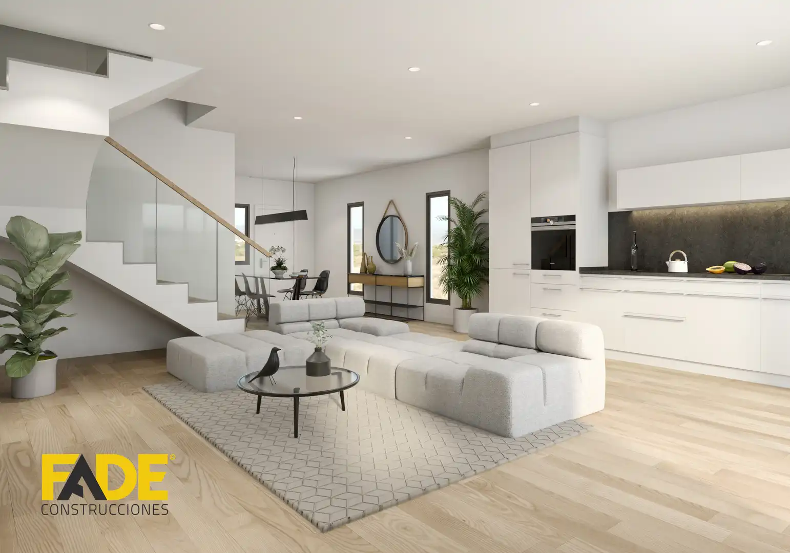 Sala de estar de Casa adosada en venta en Churriana de la Vega con Jardín privado, Trastero y Piscina