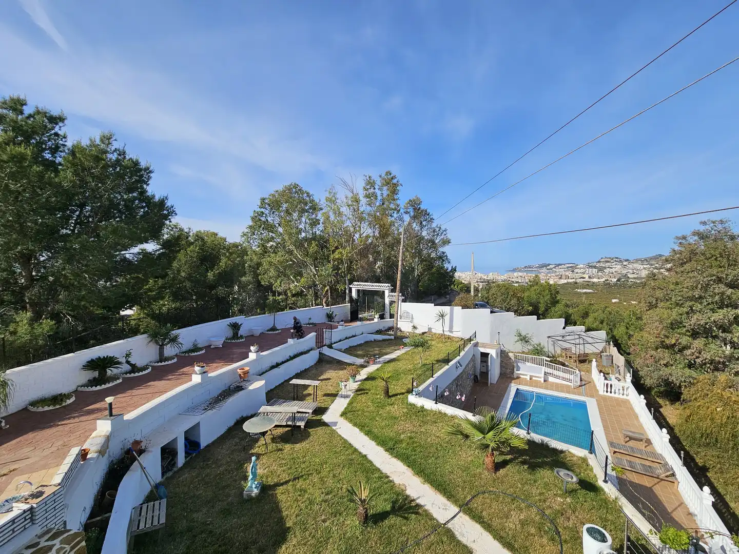 Garden of Houses for sale in Almuñécar  with Air Conditioner, Terrace and Swimming Pool