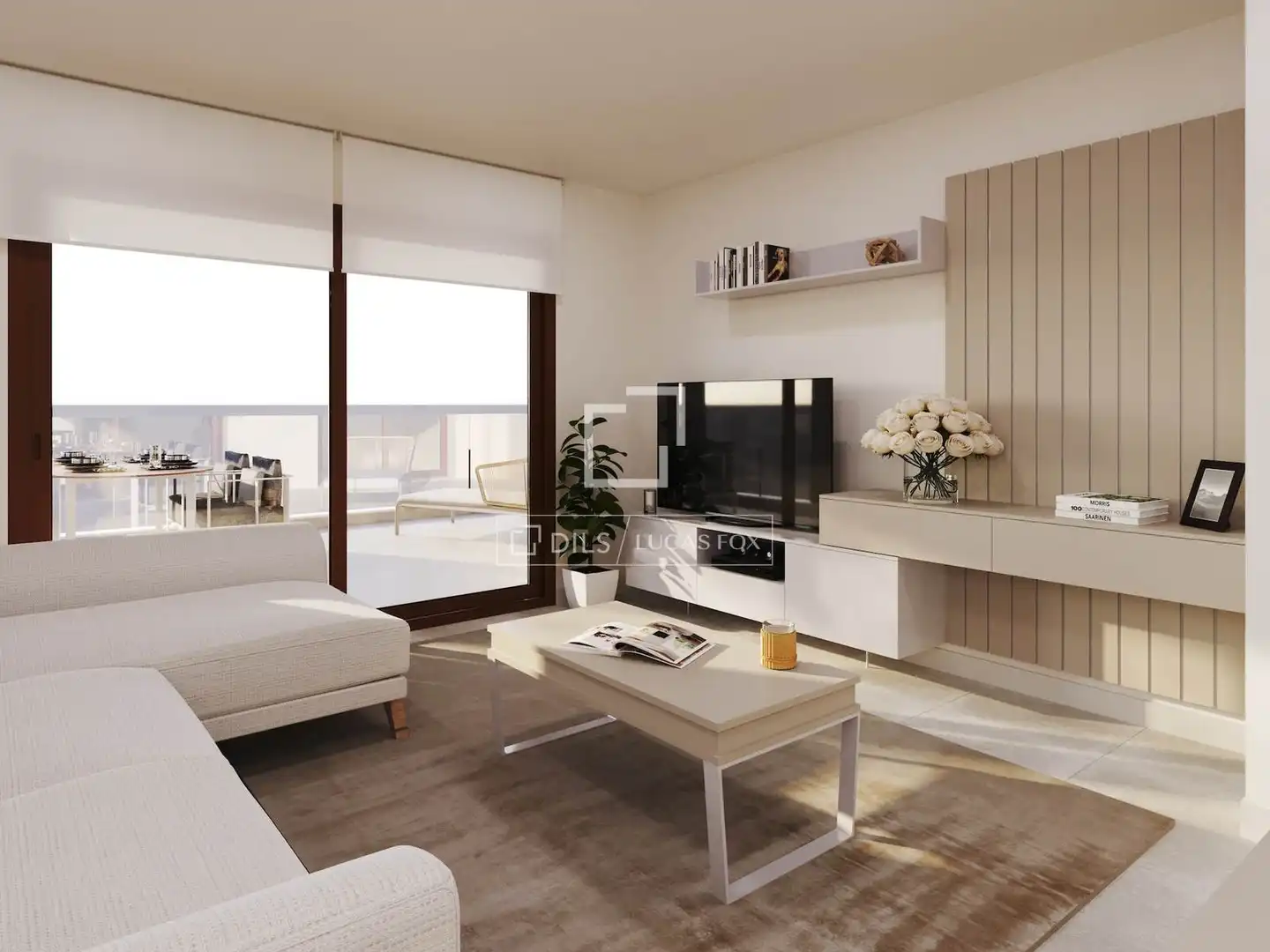 Sala de estar de Piso en venta en Capdepera con Aire acondicionado, Calefacción y Terraza