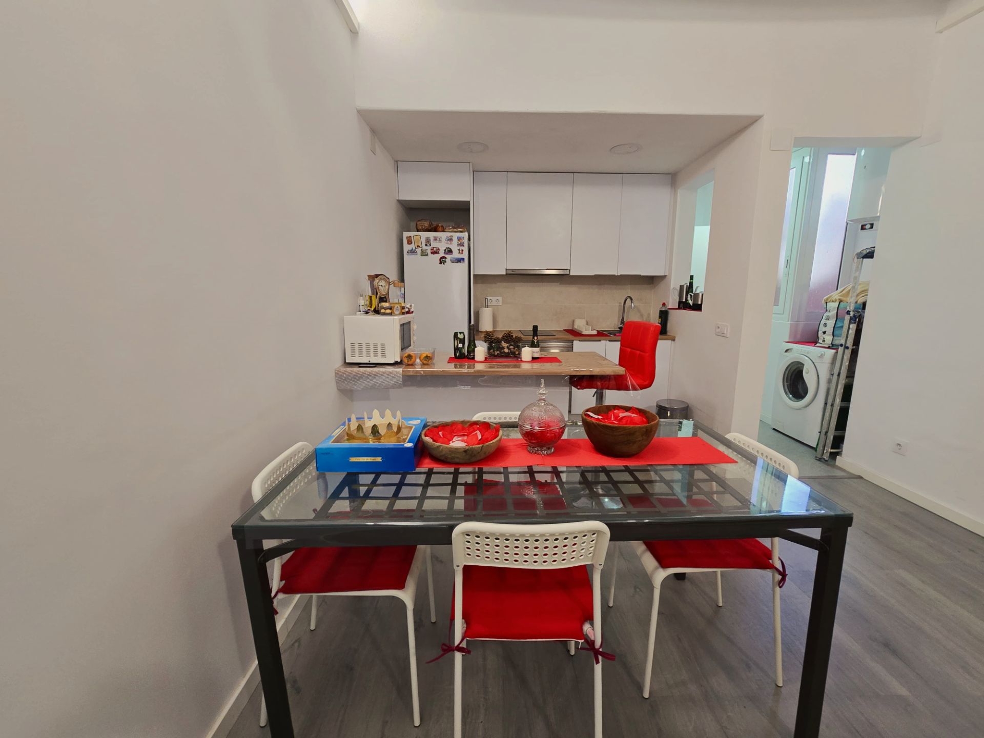 Cocina de Piso en venta en  Tarragona Capital con Aire acondicionado, Parquet y Amueblado