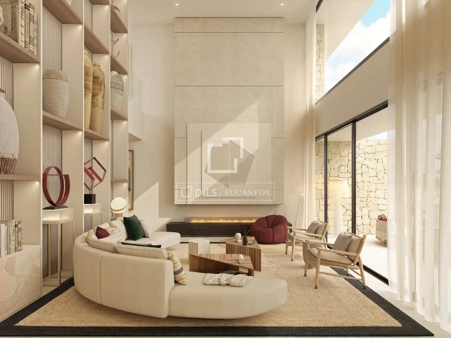 Sala de estar de Casa o chalet en venta en Santa Eulària des Riu