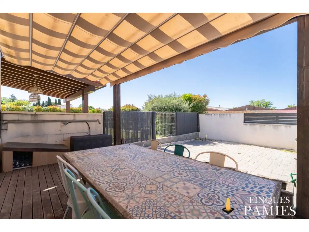 Terraza de Casa adosada en venta en Riudoms con Aire acondicionado, Calefacción y Jardín privado