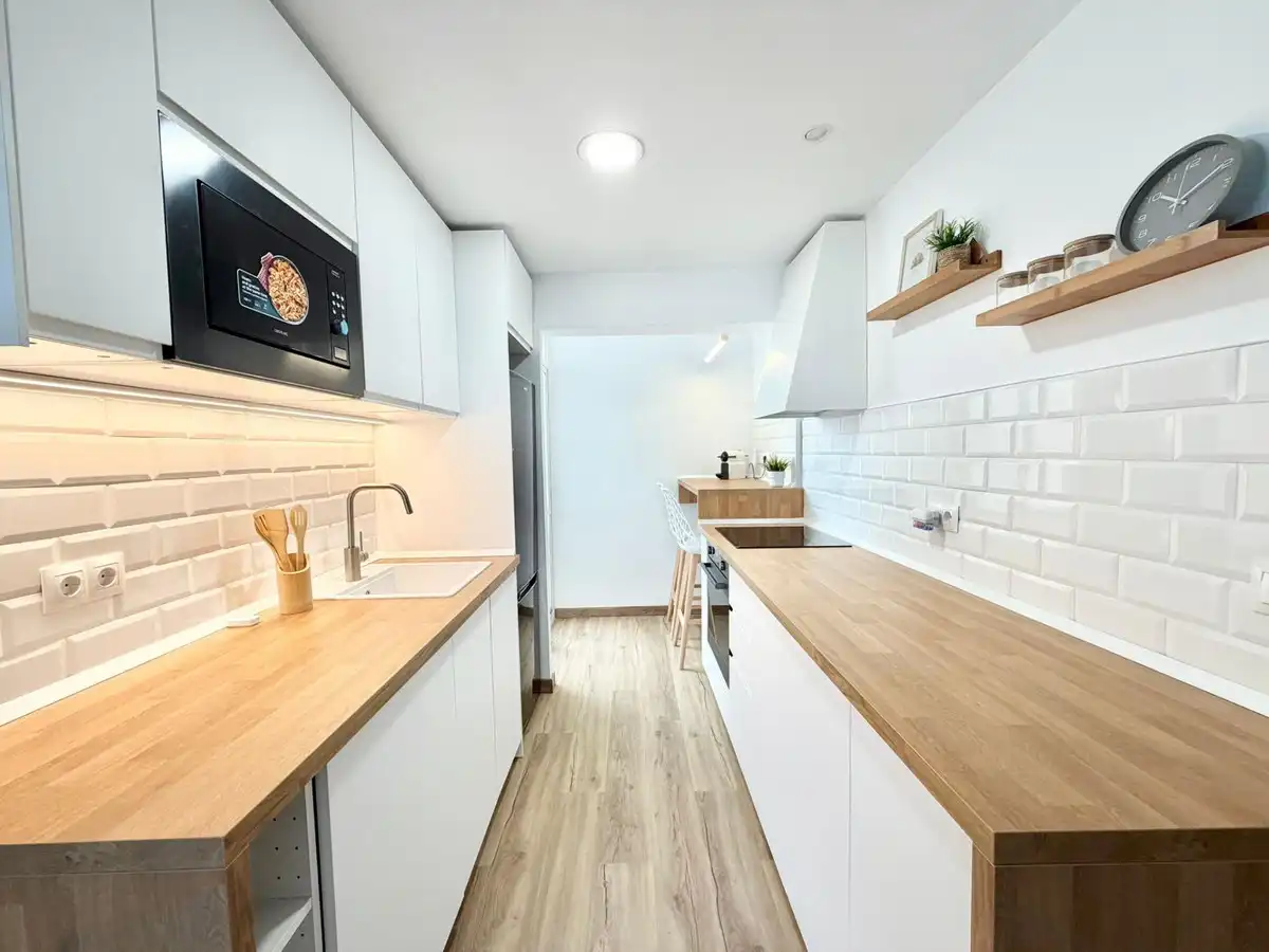 Kitchen of Apartments for sale in Benalmádena  with Air Conditioner, Heating and Swimming Pool