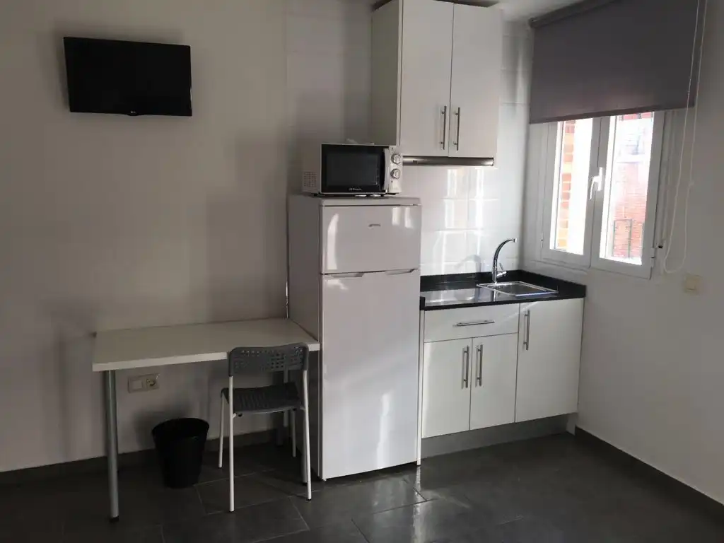 Kitchen of Study for rent in Madrid  with Furnished