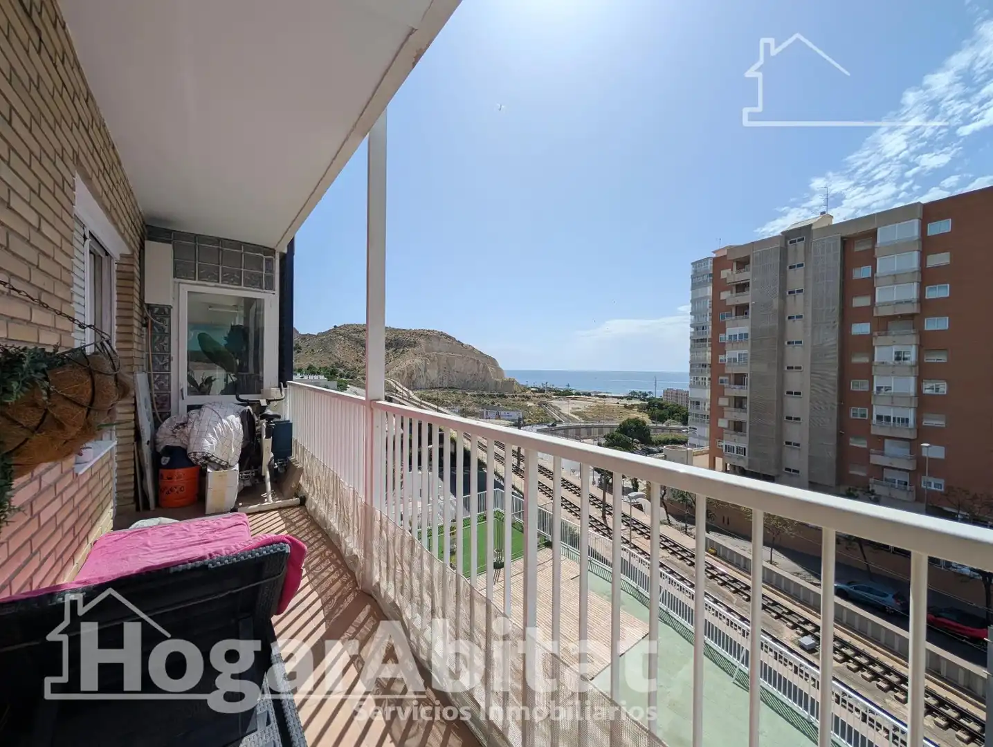 Bedroom of Flat for sale in Alicante / Alacant  with Terrace and Furnished