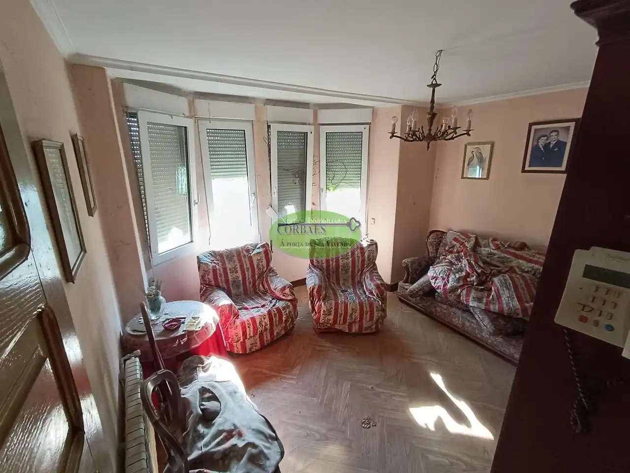 Living room of Houses for sale in Ourense Capital   with Heating, Private garden and Terrace