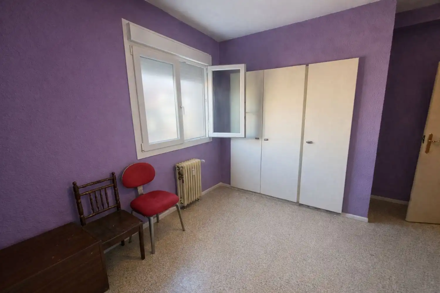 Schlafzimmer von Wohnung zum Verkauf in Madrid mit Klimaanlage, Heizung und Terrasse