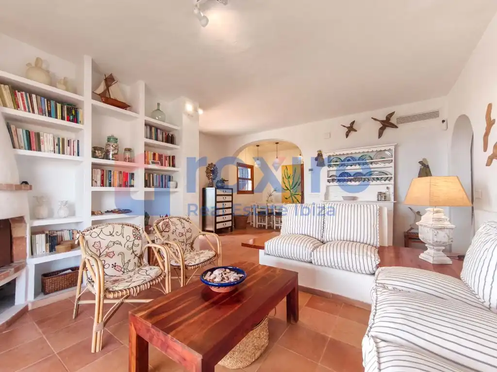 Living room of Houses for rent in Sant Josep de sa Talaia  with Air Conditioner, Private garden and Terrace