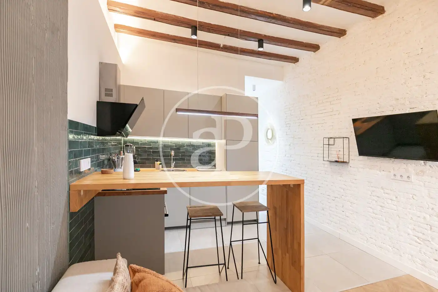 Cocina de Piso en venta en Barcelona con Aire acondicionado, Calefacción y Amueblado