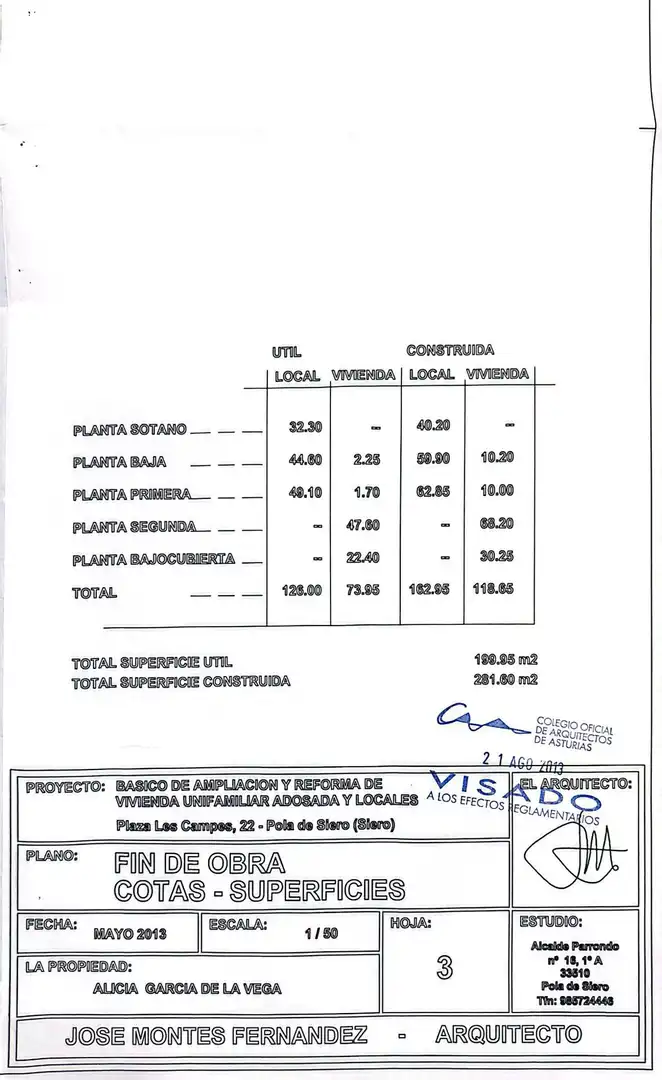 Aparcament de Casa o xalet en venda en Siero amb Calefacció, Jardí privat i Terrassa