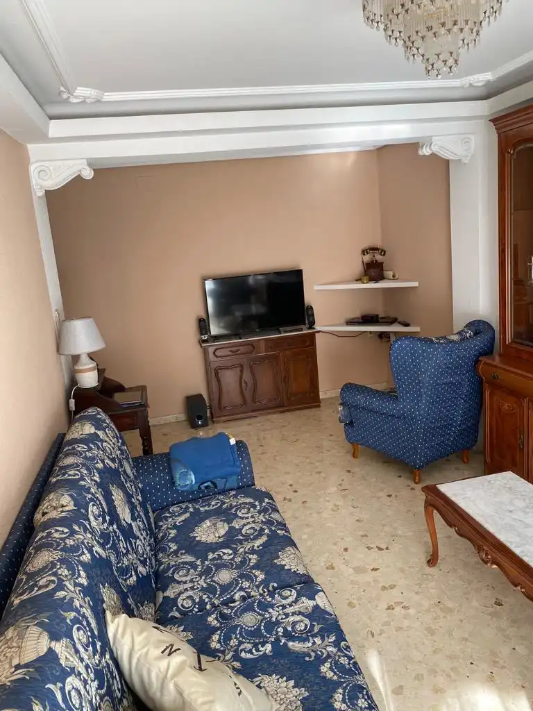 Sala de estar de Piso en venta en Valencia con Amueblado y Balcón