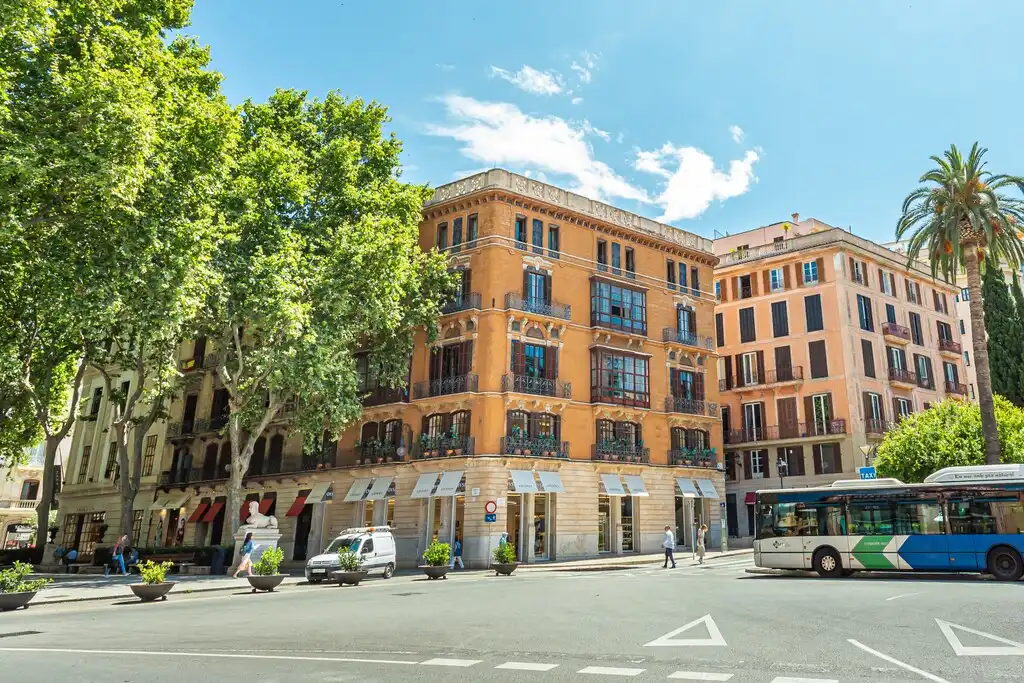 Vista exterior de Piso en venta en  Palma de Mallorca con Aire acondicionado, Parquet y Amueblado