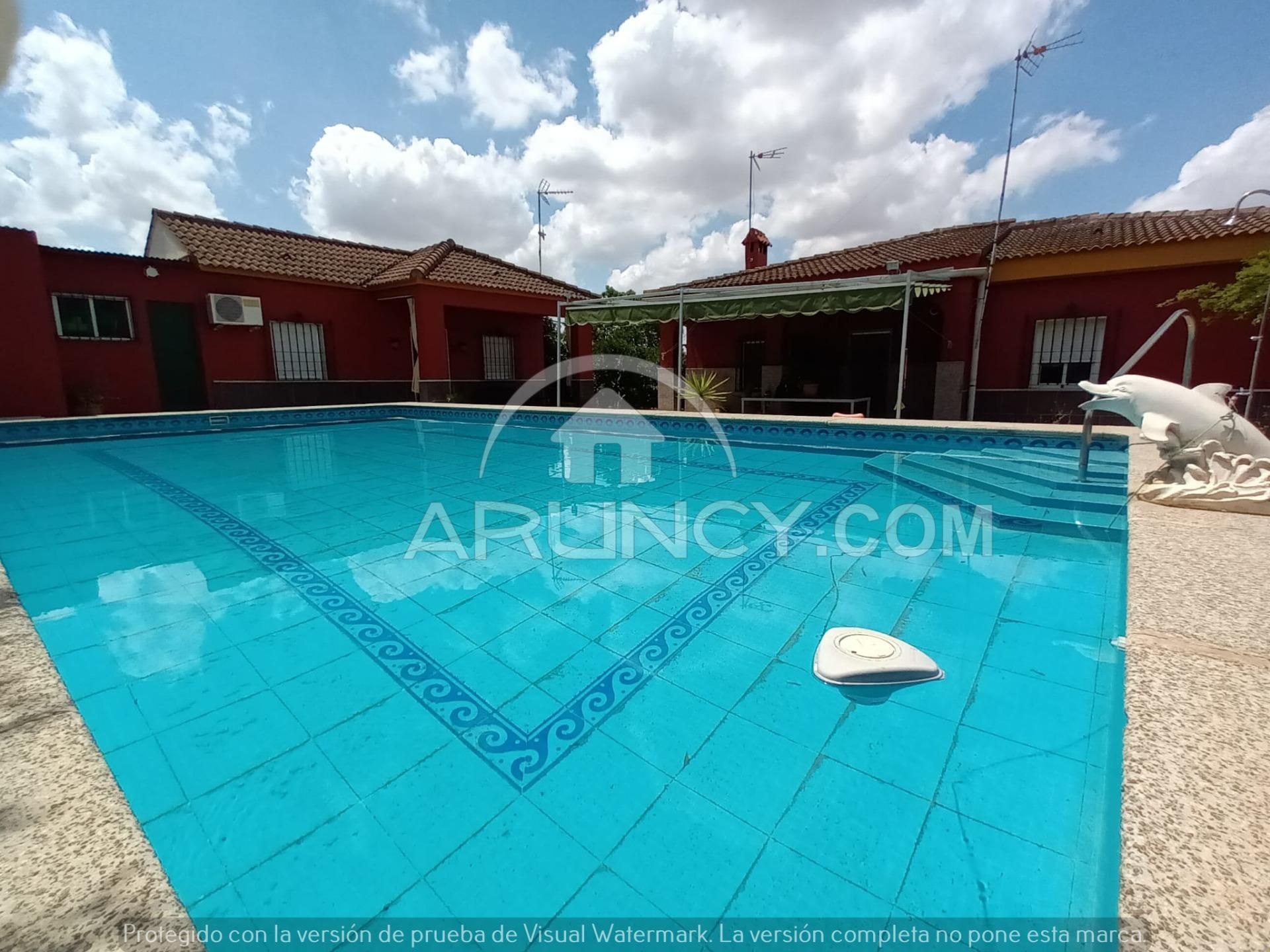 Piscina de Casa o chalet en venta en Alcalá de Guadaira con Aire acondicionado, Calefacción y Jardín privado