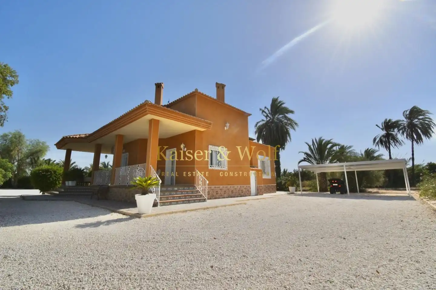 Exterior view of Houses for sale in Elche / Elx  with Air Conditioner, Private garden and Terrace