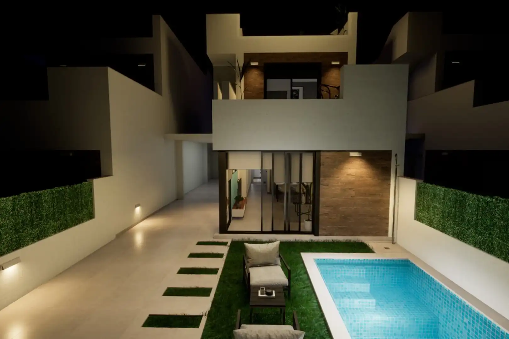 Terrassa de Casa o xalet en venda en Los Alcázares amb Aire condicionat, Jardí privat i Terrassa