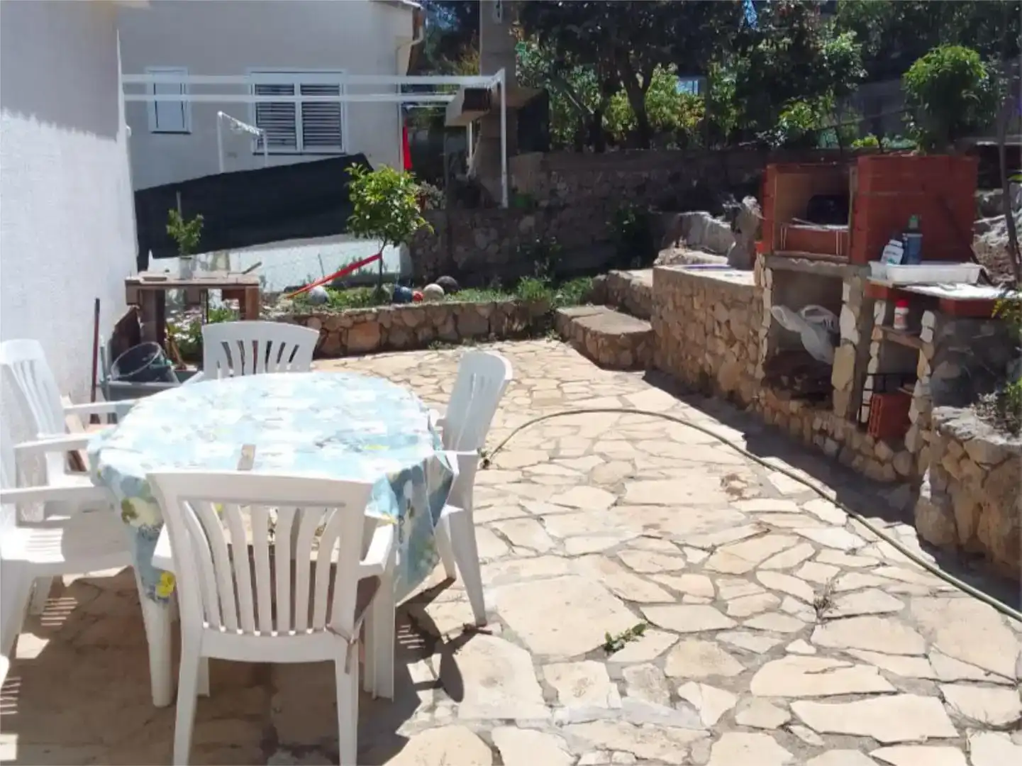 Terrassa de Casa o xalet en venda en Cubelles amb Aire condicionat, Jardí privat i Traster