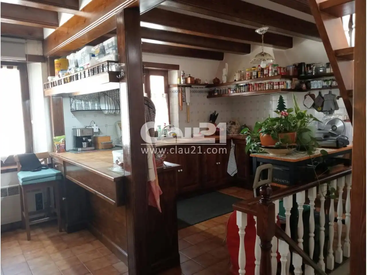 Cocina de Casa o chalet en venta en Olvan con Aire acondicionado, Calefacción y Terraza