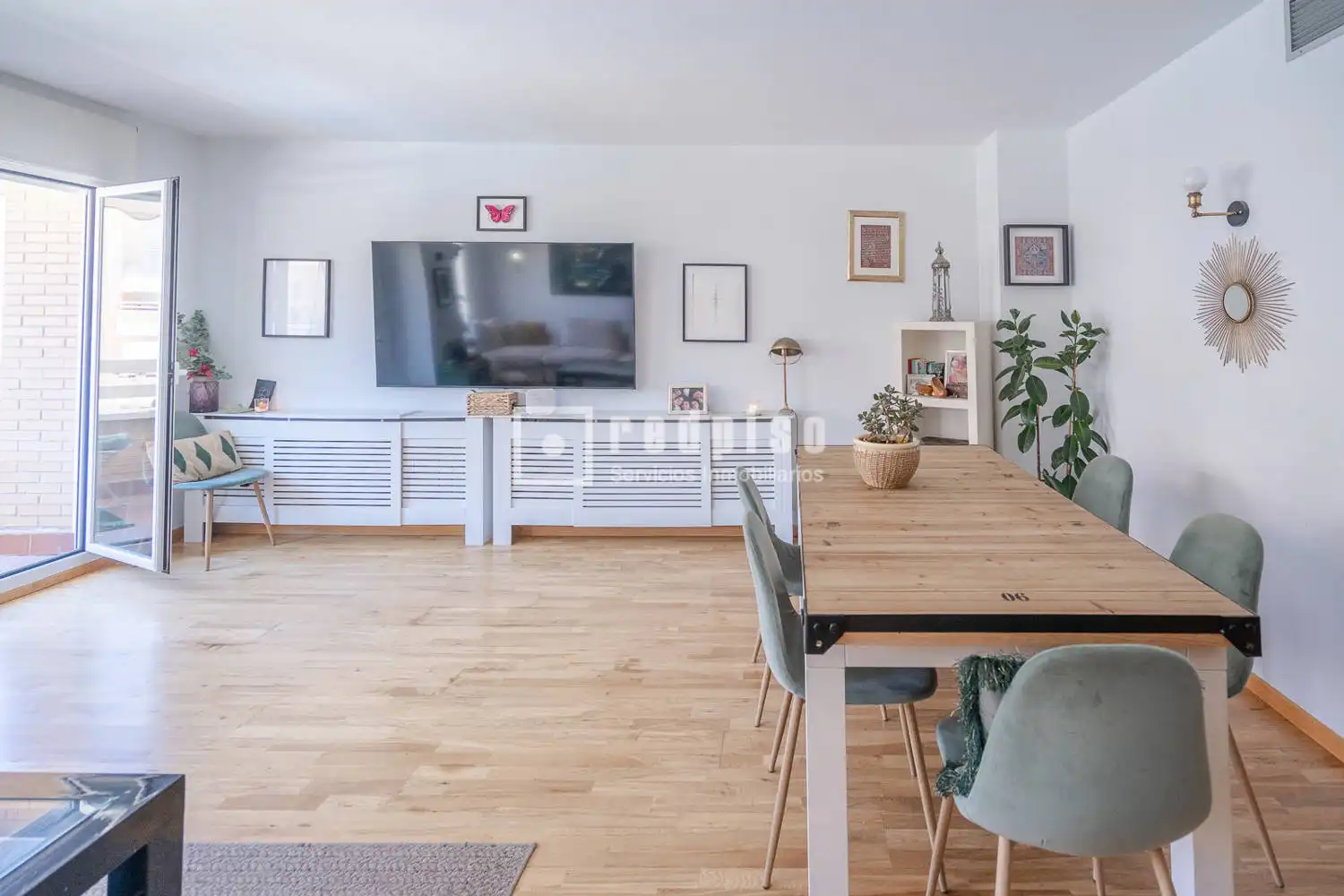 Wohnzimmer von Wohnung zum Verkauf in Arroyomolinos (Madrid) mit Klimaanlage, Heizung und Privatgarten