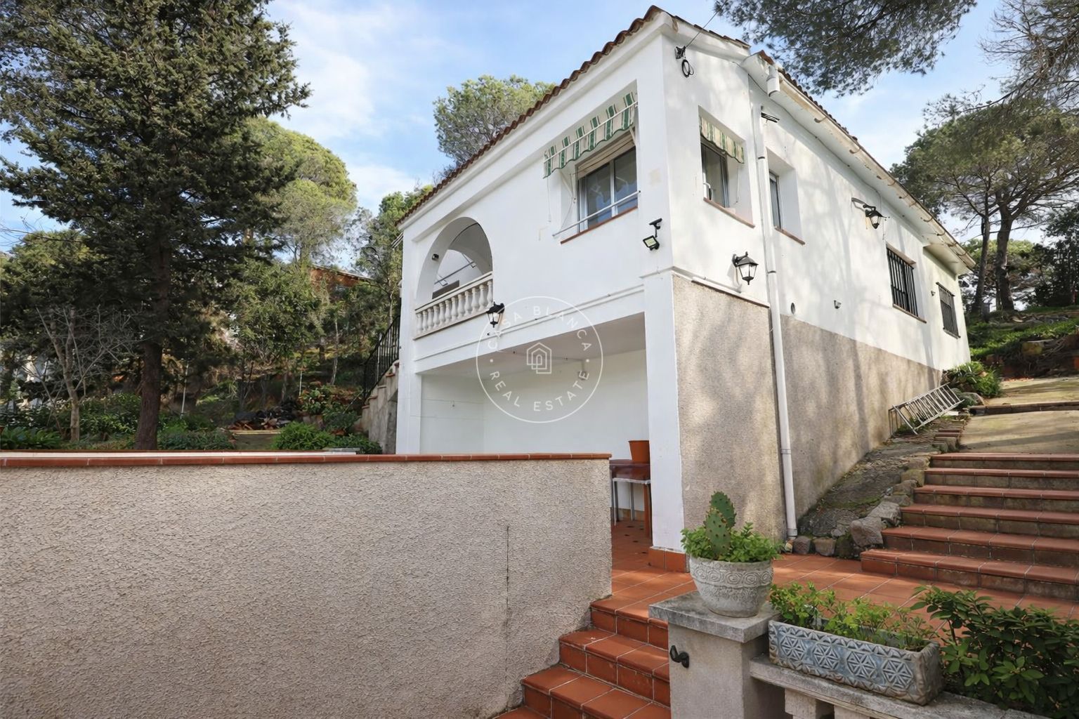 Exterior view of House or chalet for sale in Lloret de Mar  with Air Conditioner and Private garden