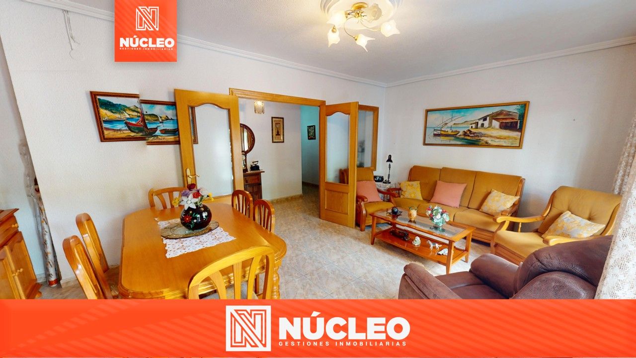 Living room of Flat for sale in Elche / Elx  with Air Conditioner and Furnished