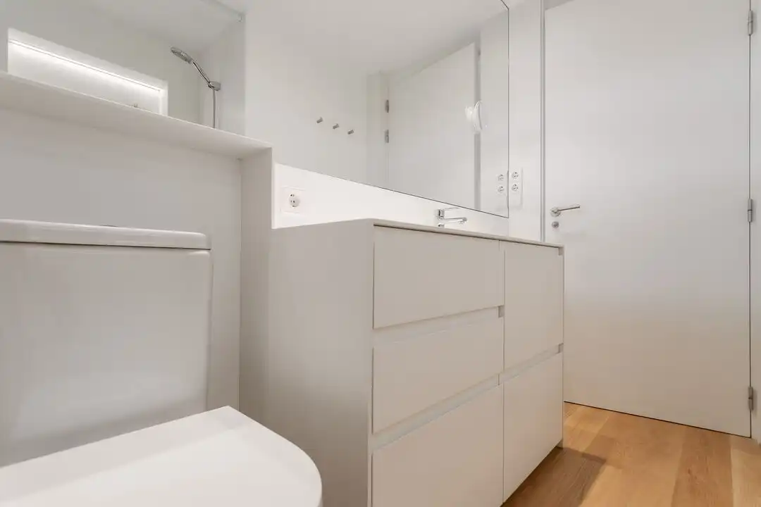 Baño de Ático en venta en  Pamplona / Iruña con Calefacción, Terraza y Alarma