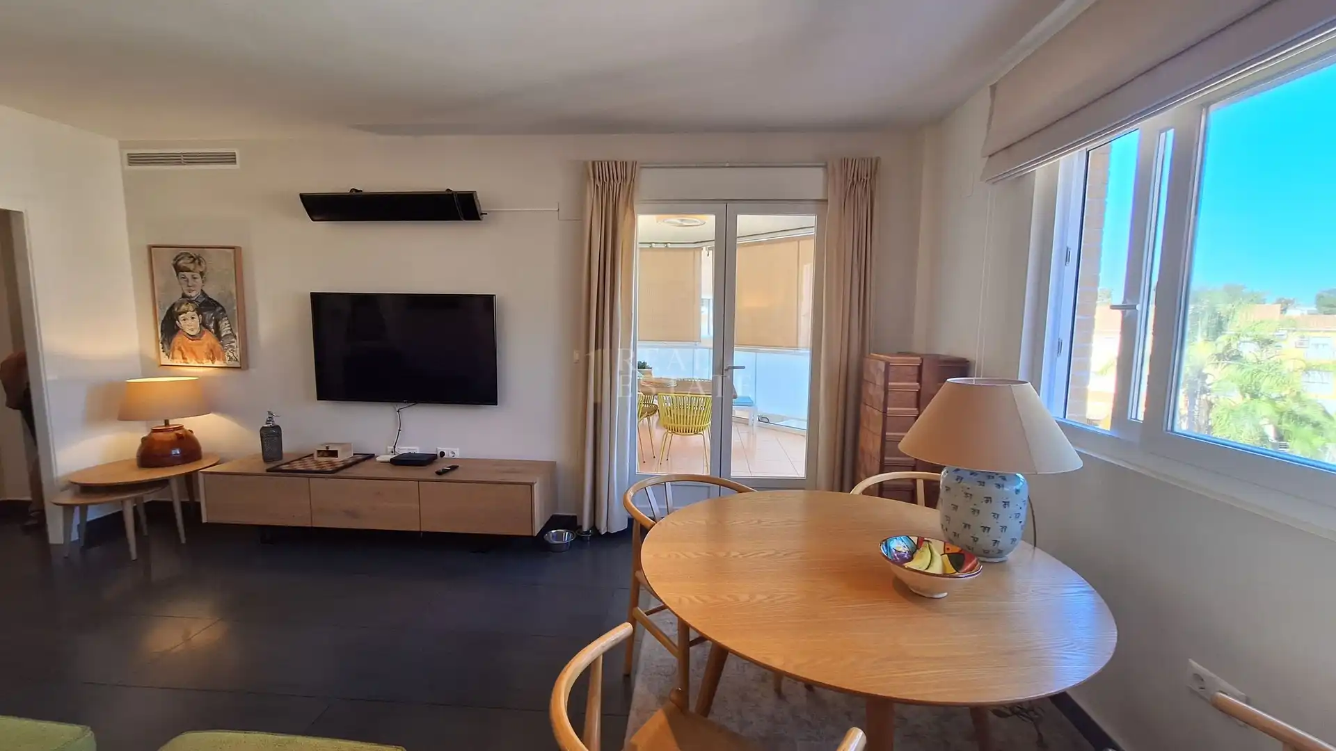 Sala de estar de Piso en venta en Dénia con Aire acondicionado, Calefacción y Trastero