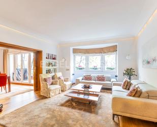 Living room of Apartment to rent in  Madrid Capital  with Air Conditioner, Heating and Terrace