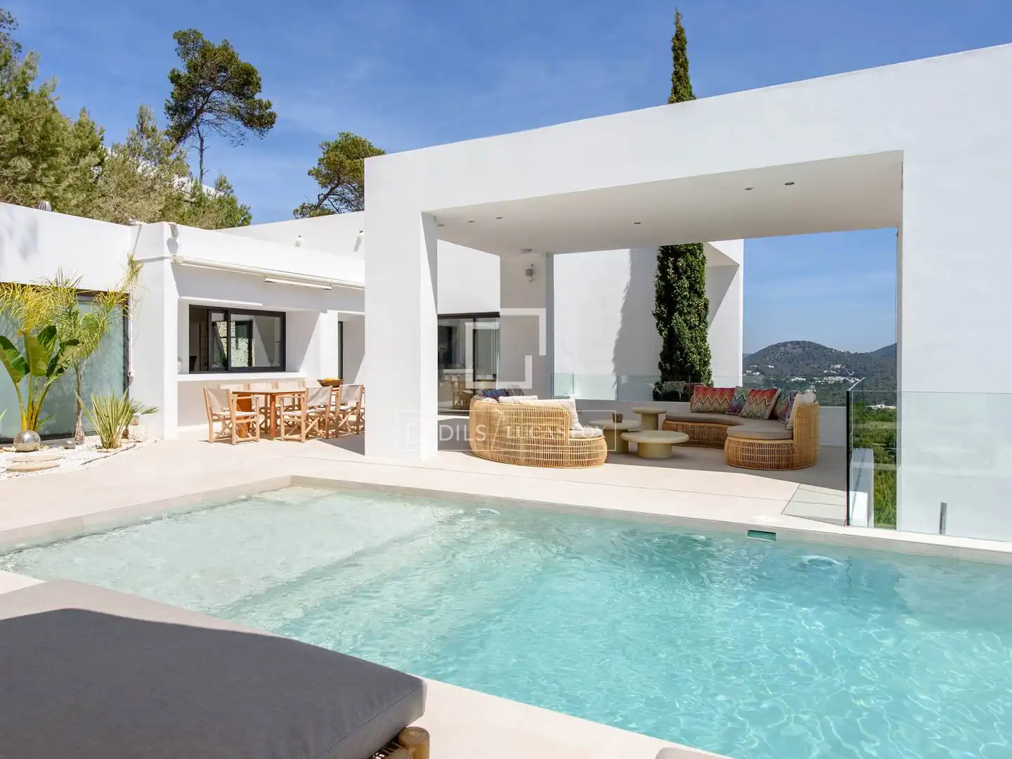 Terrace of Houses for sale in Santa Eulària des Riu  with Air Conditioner and Swimming Pool