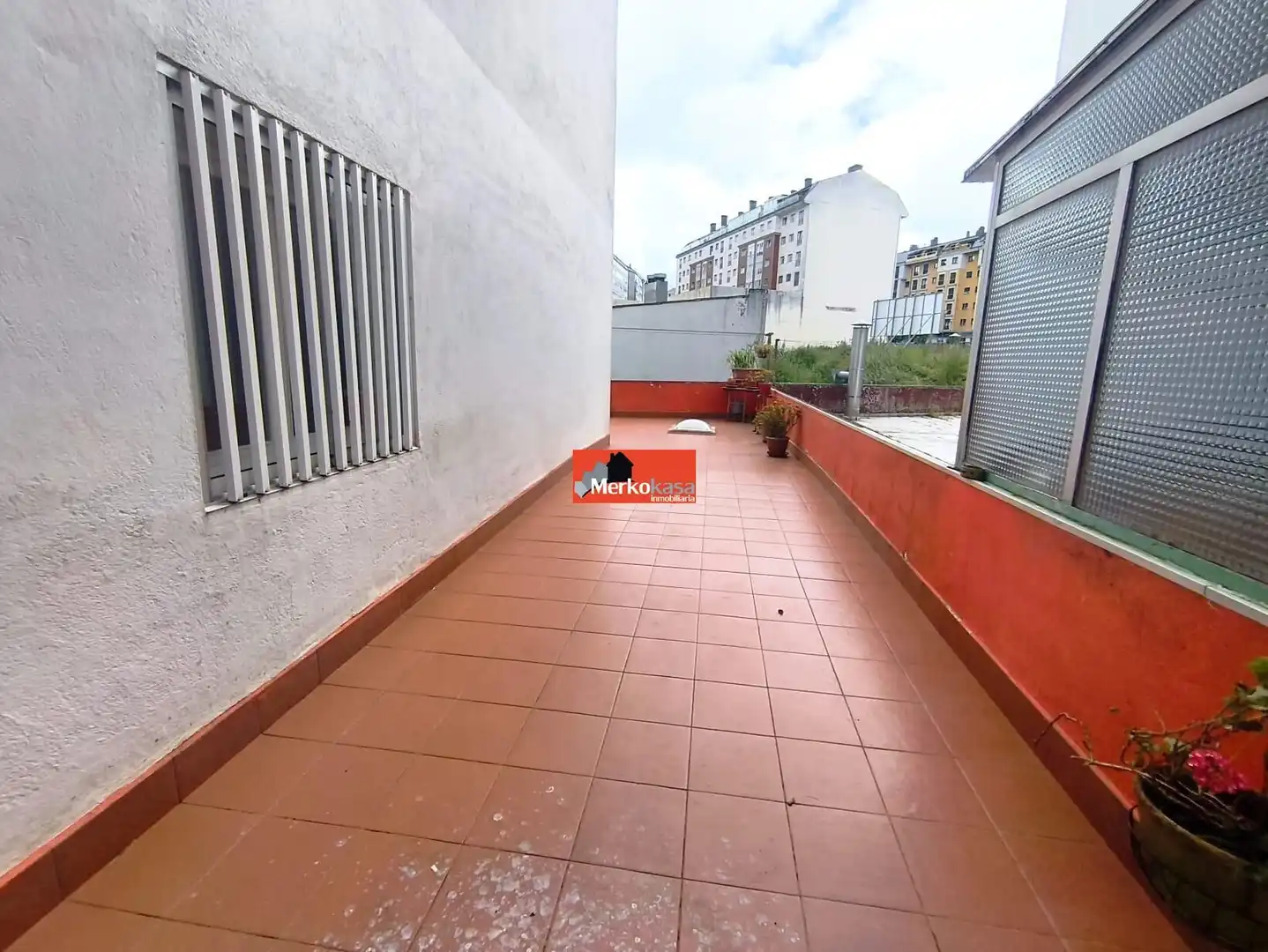 Terrace of Flat for sale in Lugo  with Heating, Terrace and Storage room