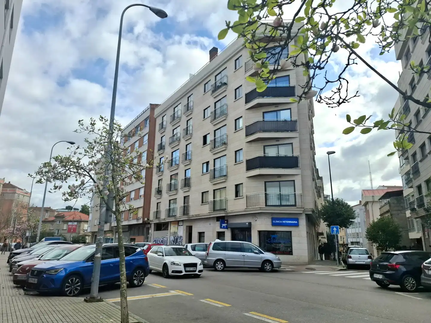 Vista exterior de Piso en venta en Vigo  con Calefacción y Trastero