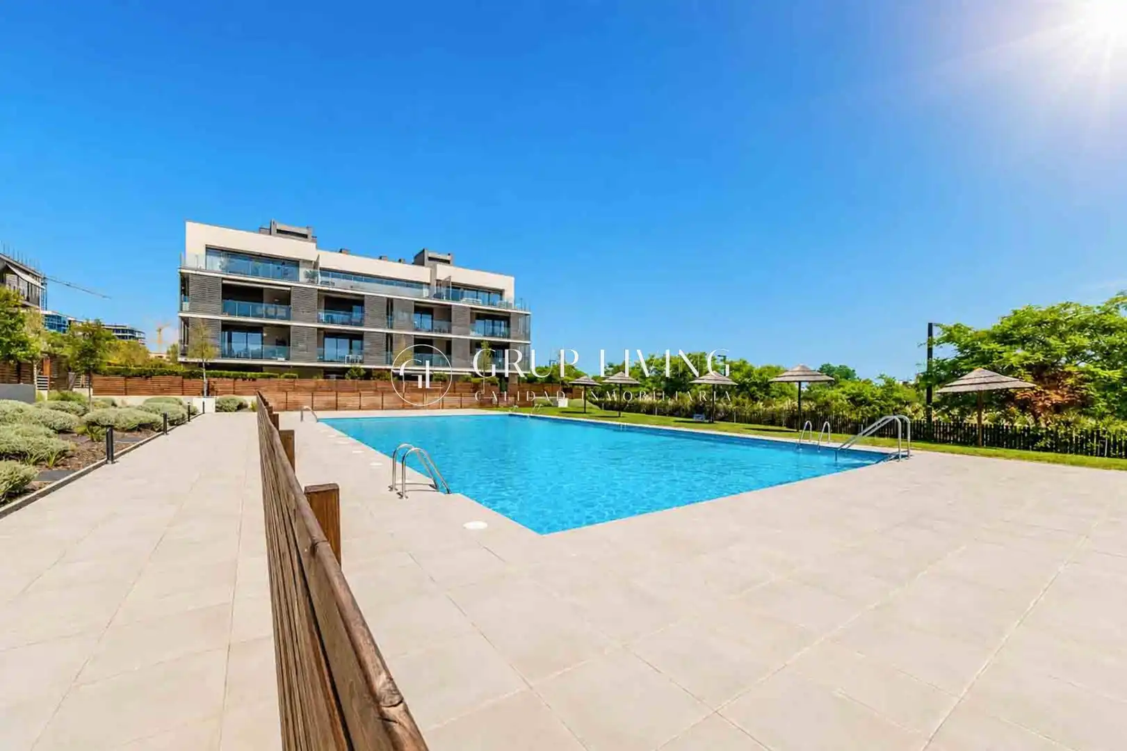 Jardín de Piso de alquiler en Sitges con Calefacción, Jardín privado y Terraza