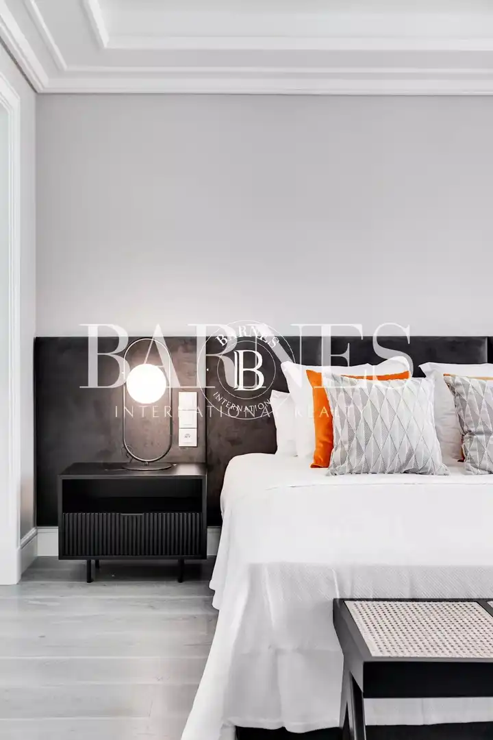 Schlafzimmer von Wohnung zur Miete in Madrid mit Klimaanlage, Heizung und Abstellraum