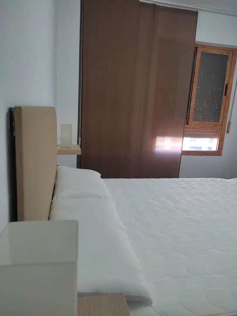 Bedroom of Flat for rent in Málaga  with Air Conditioner, Terrace and Furnished