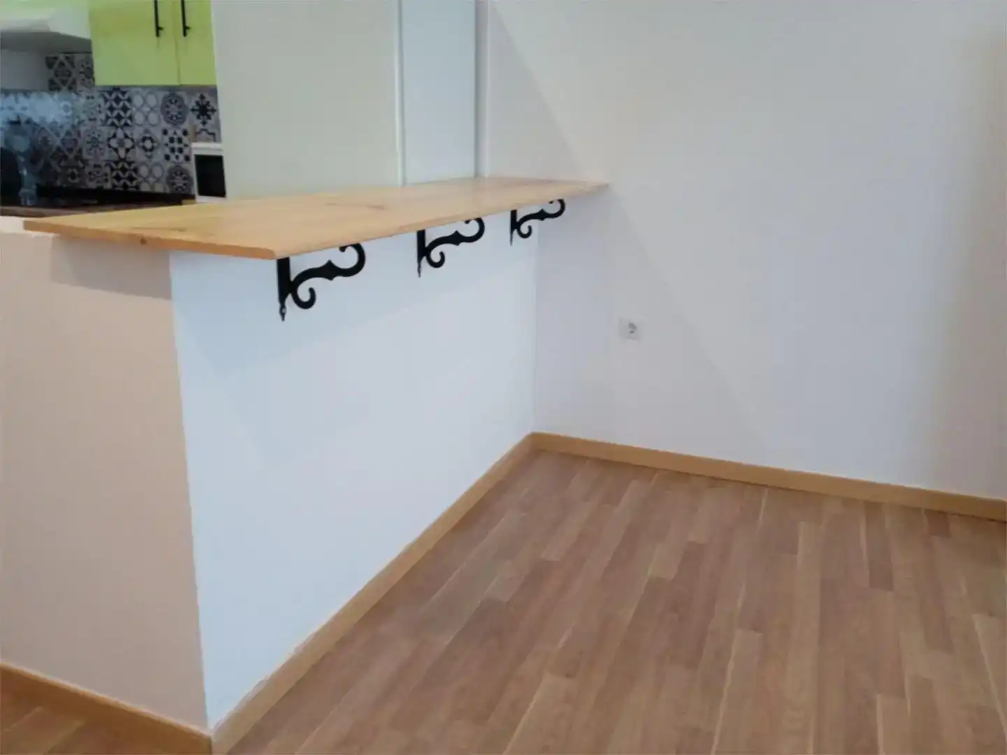 Küche von Wohnung zur Miete in Alborge mit Balkon