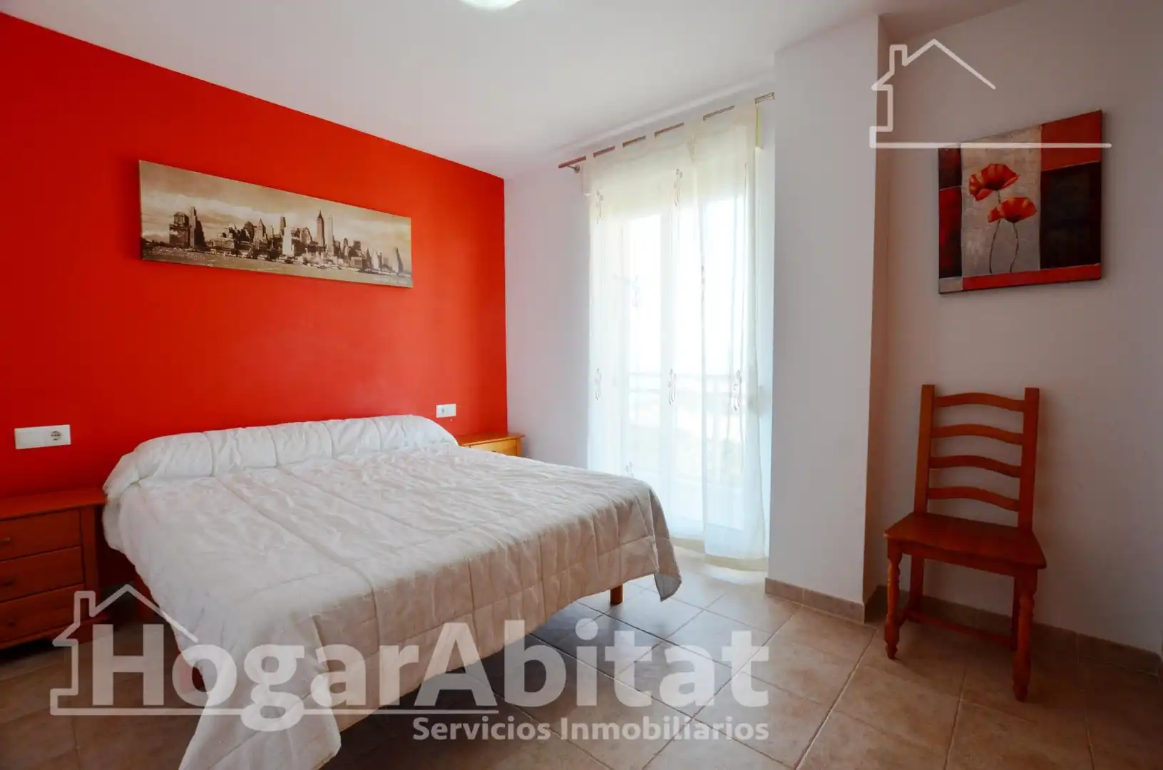 Bedroom of Flat for sale in Cullera  with Air Conditioner, Terrace and Balcony
