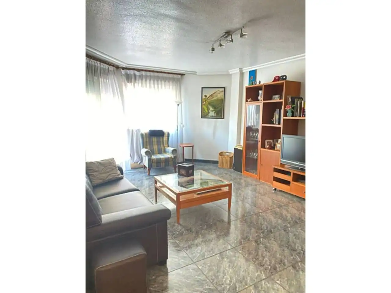 Sala de estar de Piso en venta en Molina de Segura con Aire acondicionado y Balcón
