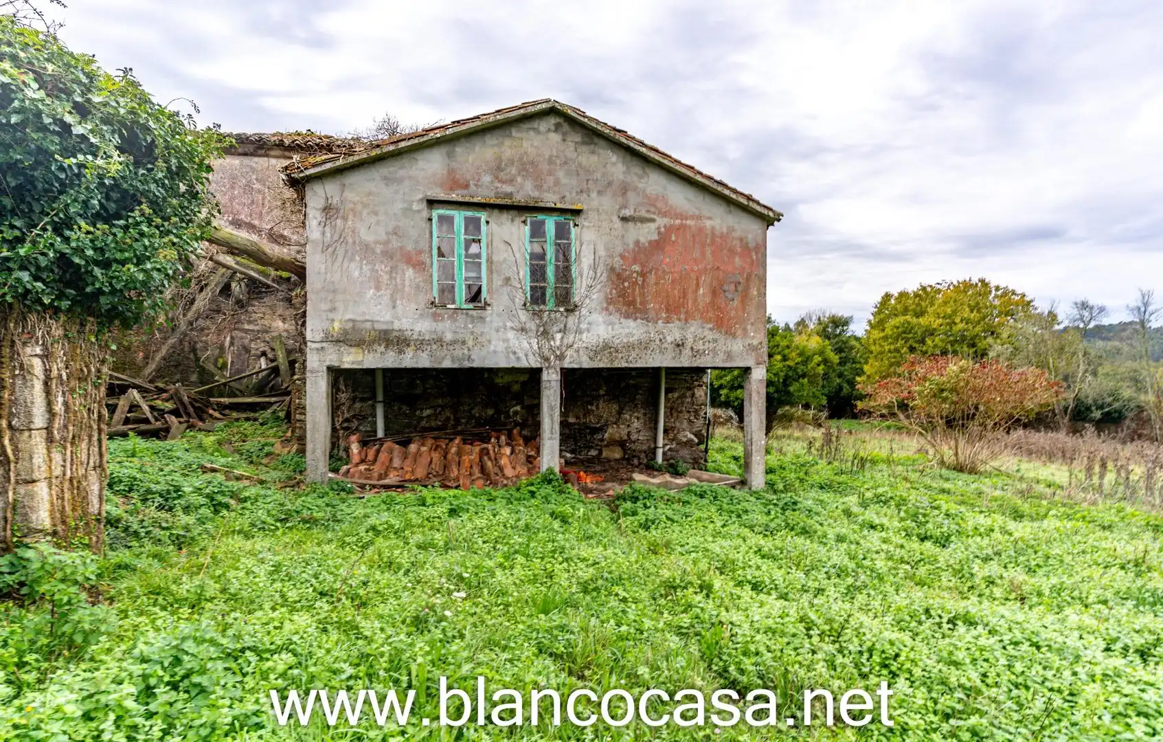 Vista exterior de Finca rústica en venta en Coristanco con Jardín privado