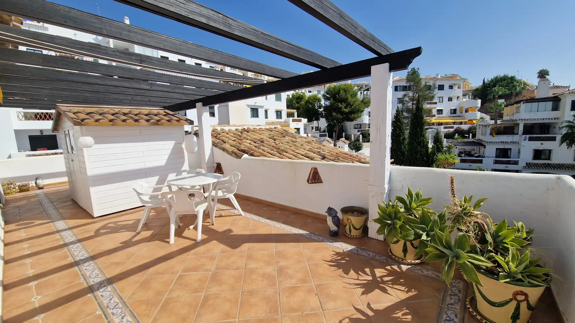 Terrace of Attic for sale in Benalmádena  with Air Conditioner, Heating and Terrace