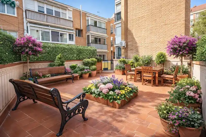 Terrace of Flat for sale in Madrid  with Air Conditioner, Heating and Storage room