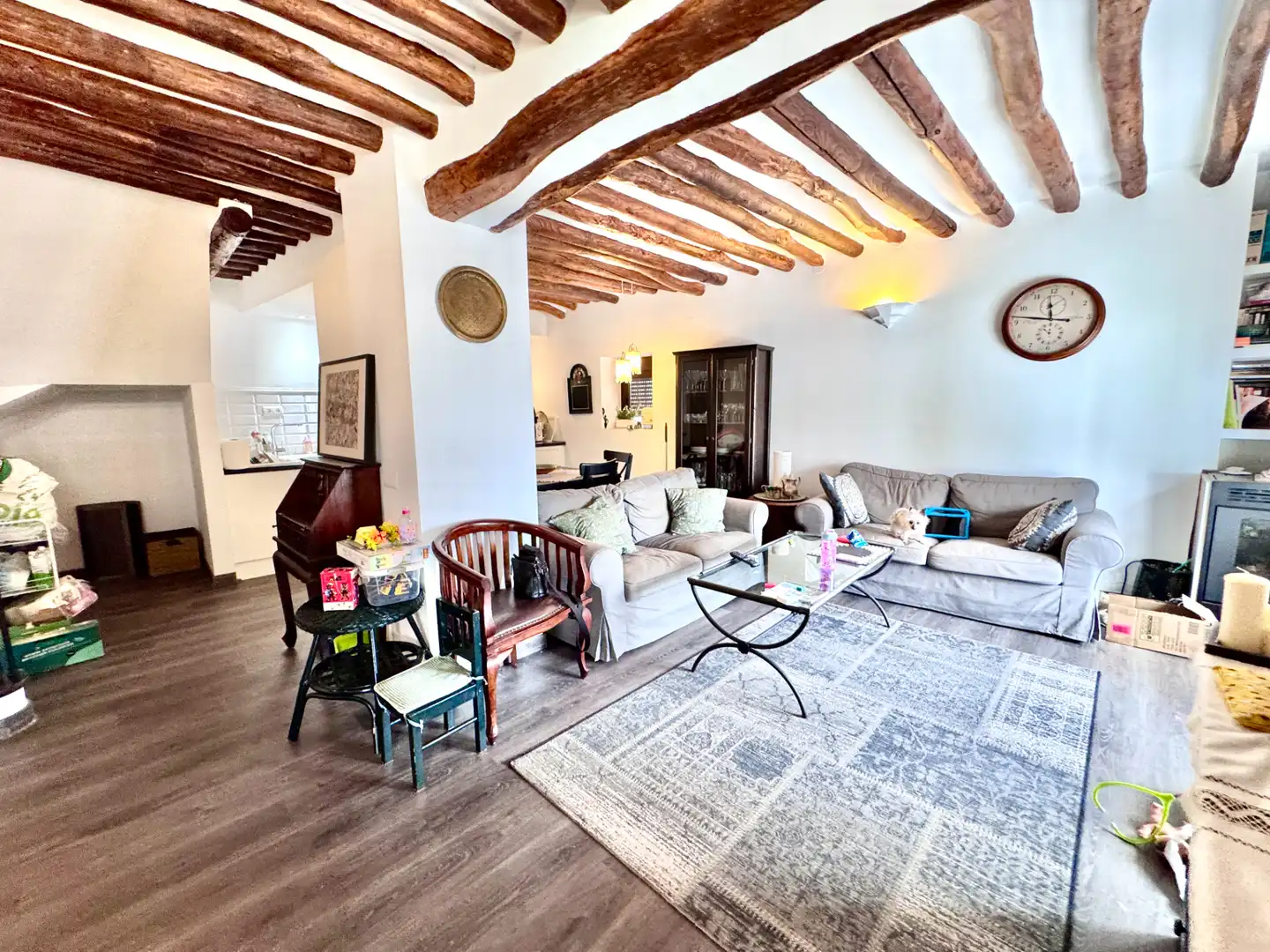 Sala d'estar de Casa o xalet en venda en Válor amb Calefacció, Jardí privat i Terrassa