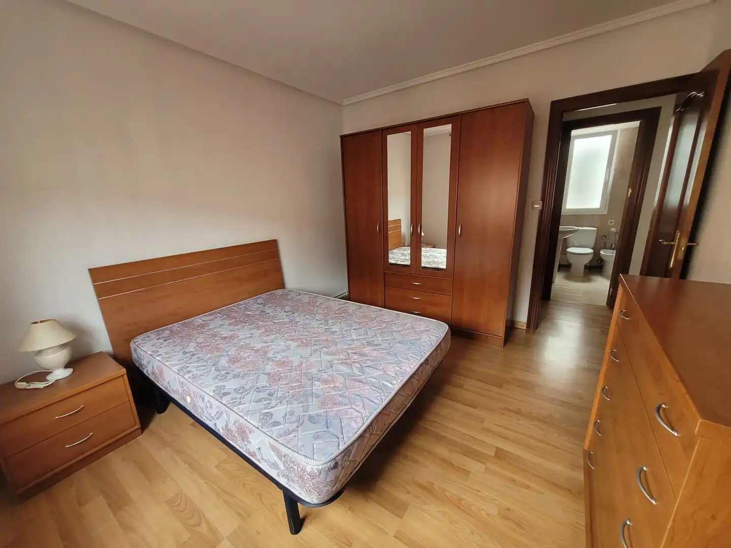 Bedroom of Flat for sale in  Logroño  with Heating and Furnished