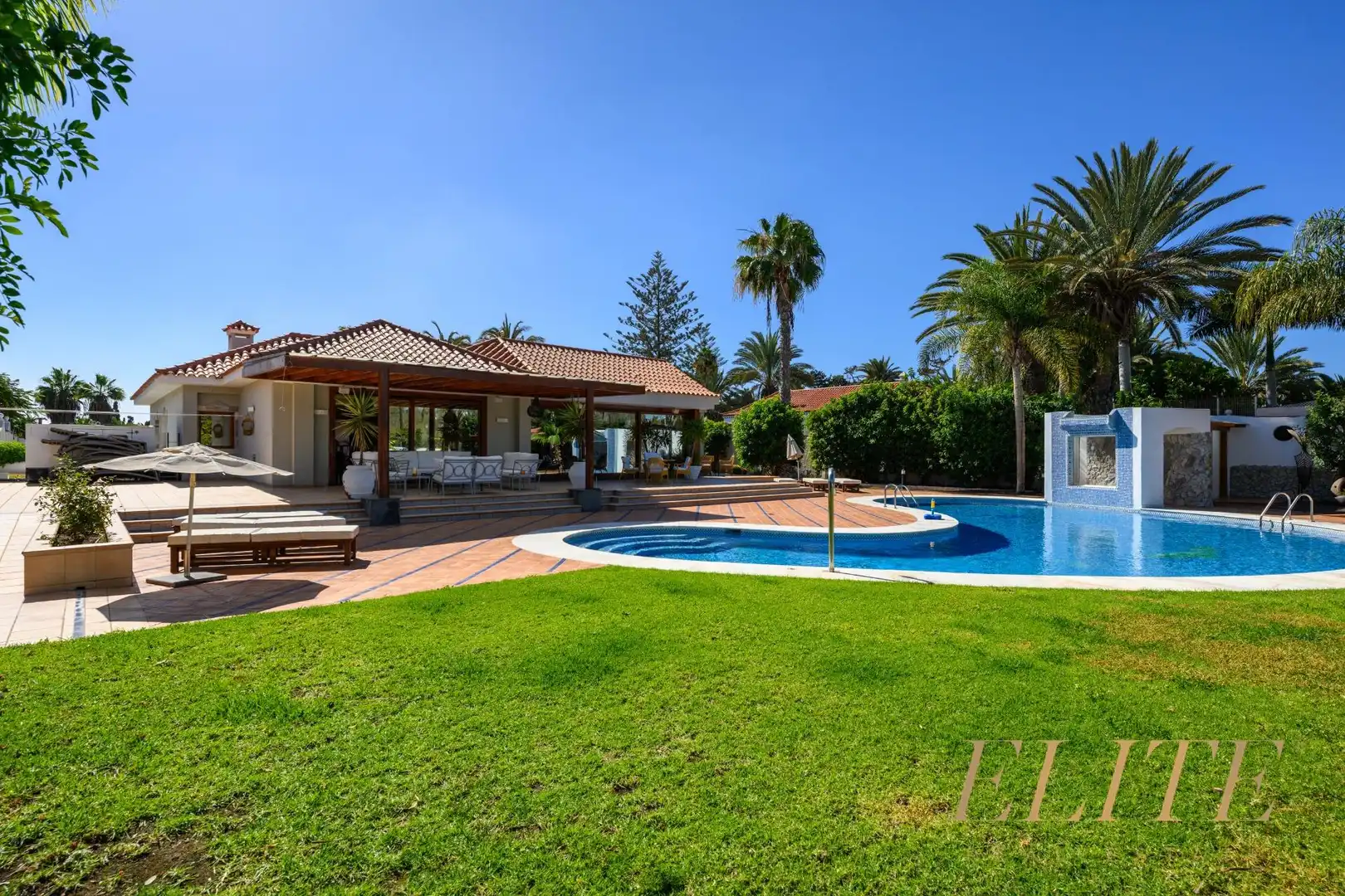 Jardí de Casa o xalet en venda en San Bartolomé de Tirajana amb Jardí privat, Terrassa i Piscina