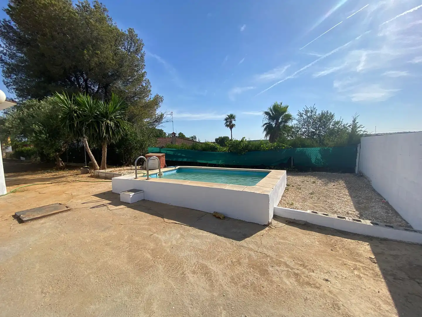 Piscina de Finca rústica de lloguer en Carmona amb Jardí privat