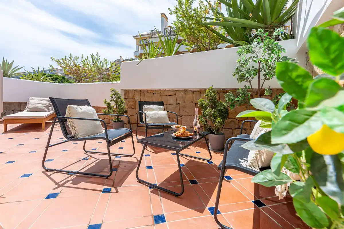Terrace of Flat for rent in Marbella  with Air Conditioner, Heating and Terrace