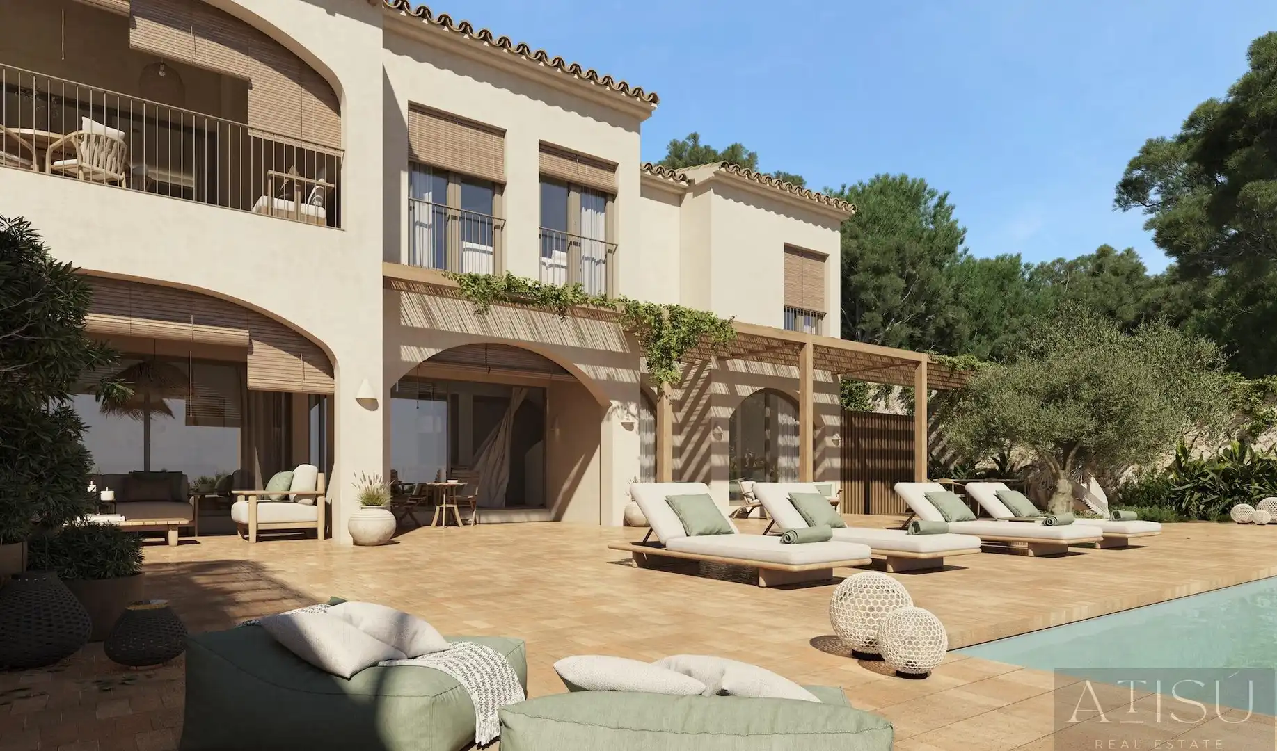 Chalet con piscina en venta en La Fustera