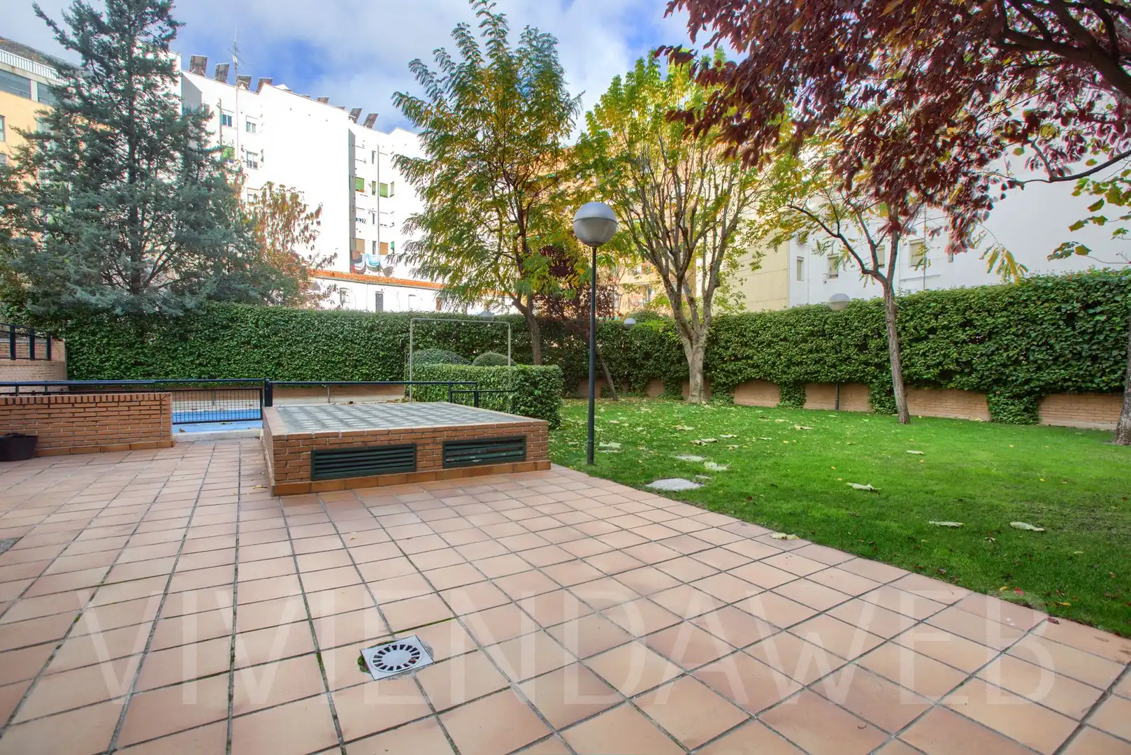 Terrasse von Wohnungen zur Miete in Madrid mit Klimaanlage, Heizung und Privatgarten